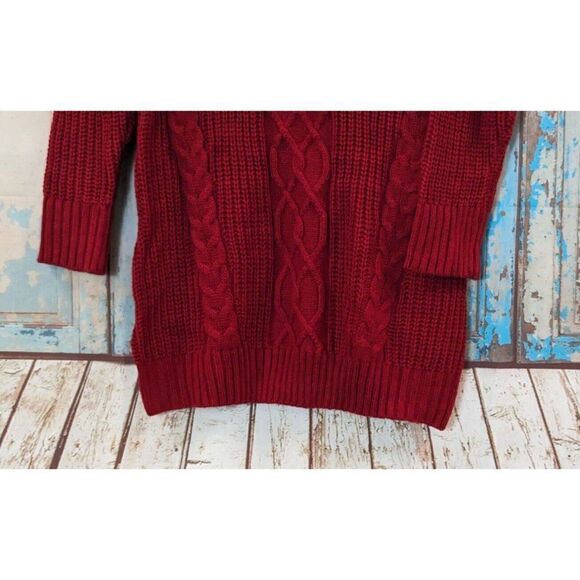 American Rag Cie 9HS27 Womens Size M Chili Pepper Pullover Tunic Sweater - Picture 6 of 10